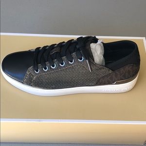 Michael Kors Scout Bronze Fabric Sneakers